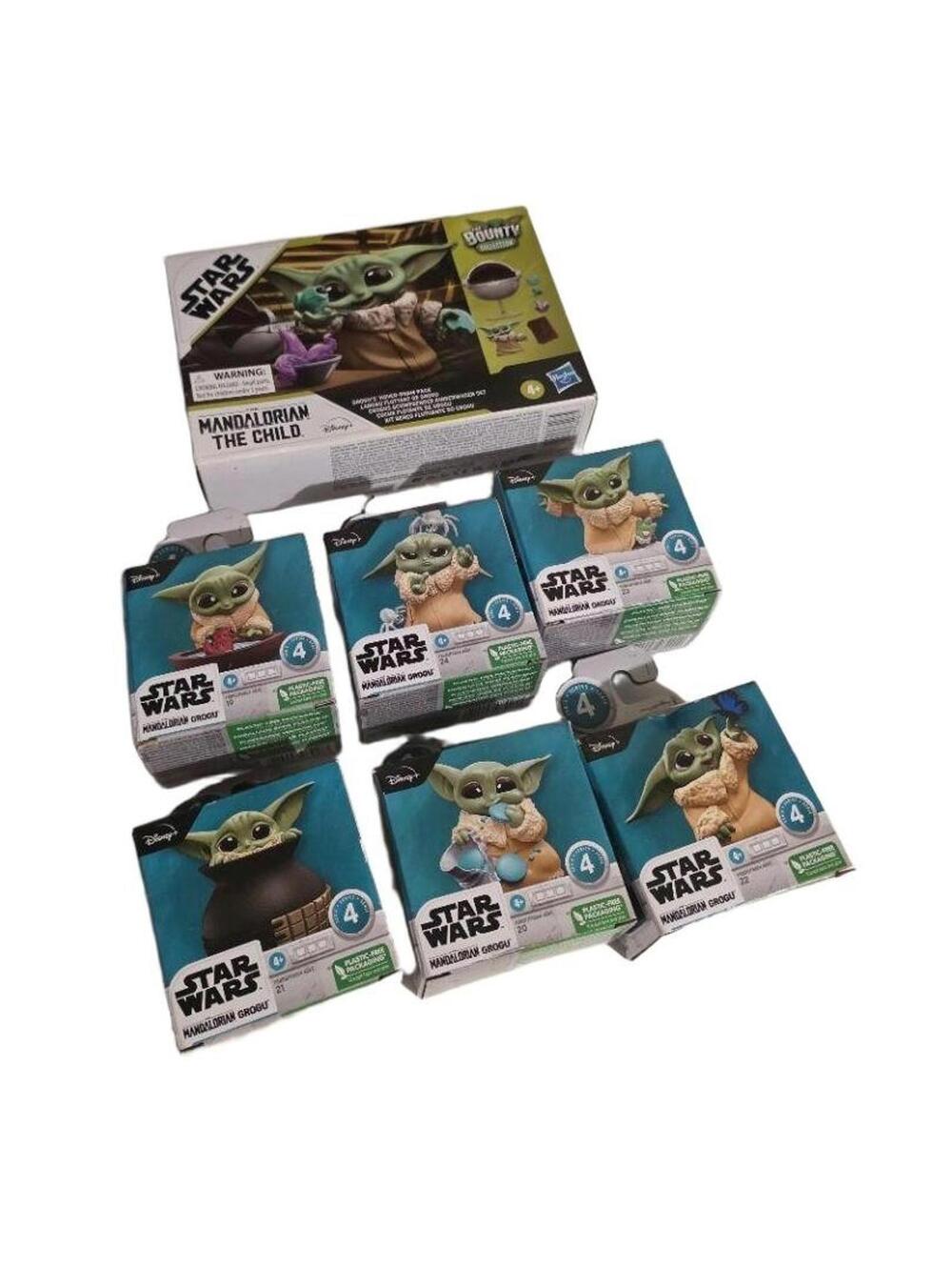 STAR WARS Disney Mandalorian Grogu Series 4 Bounty Collection Figure Set